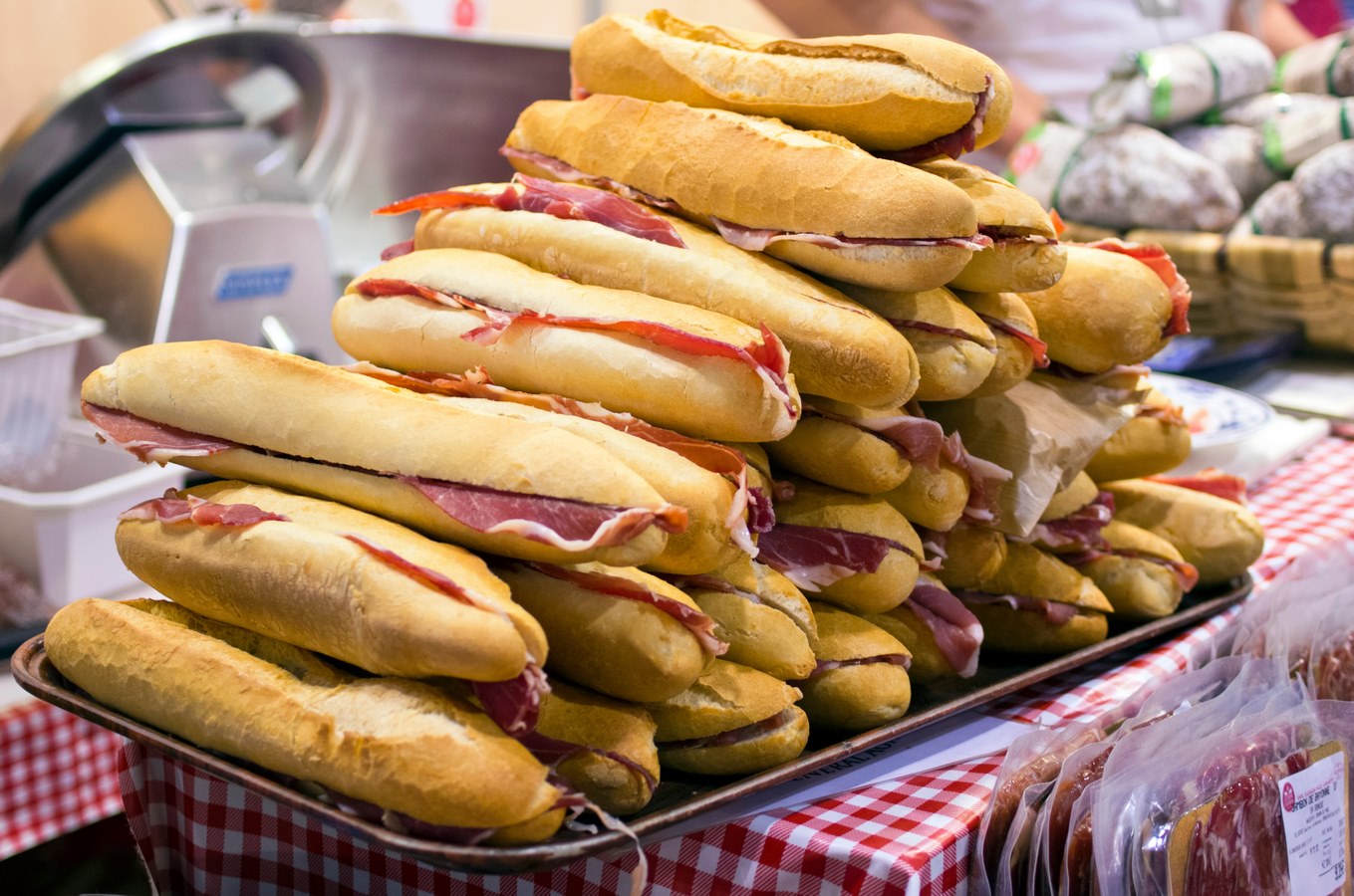 Sandwich traditionnel dans le Pays Basque